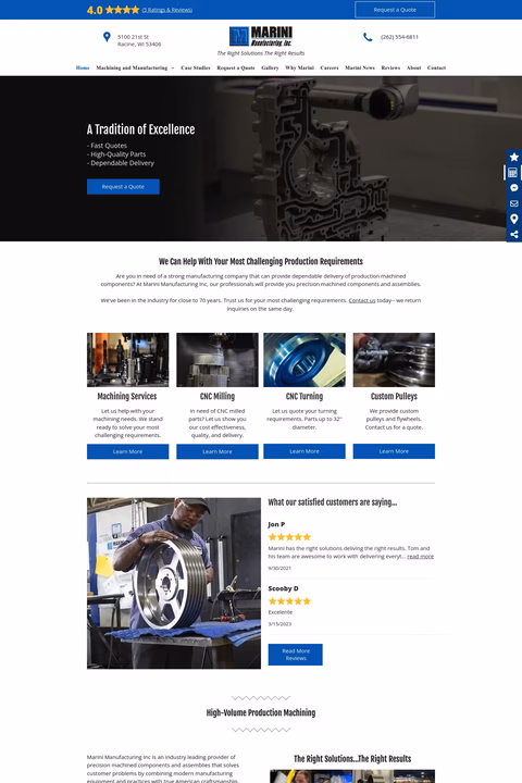 Marini-Manufacturing Homepage 1440px