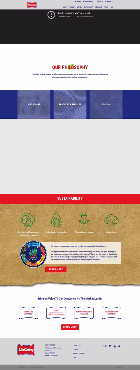 Mckinley-Packaging Homepage 1440px