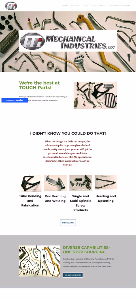 Mechanical-Industries Homepage 1440px