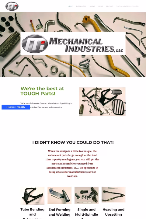 Mechanical-Industries Homepage 1440px