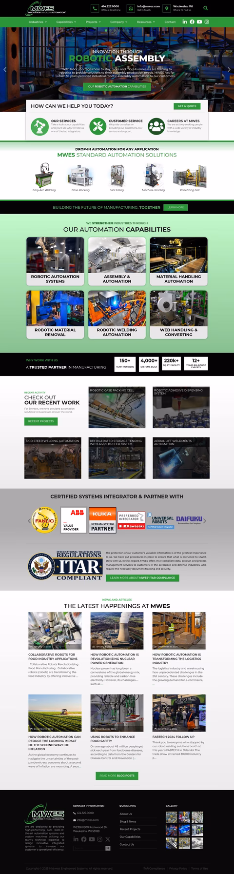 Midwest-Engineered-Systems Homepage 1440px