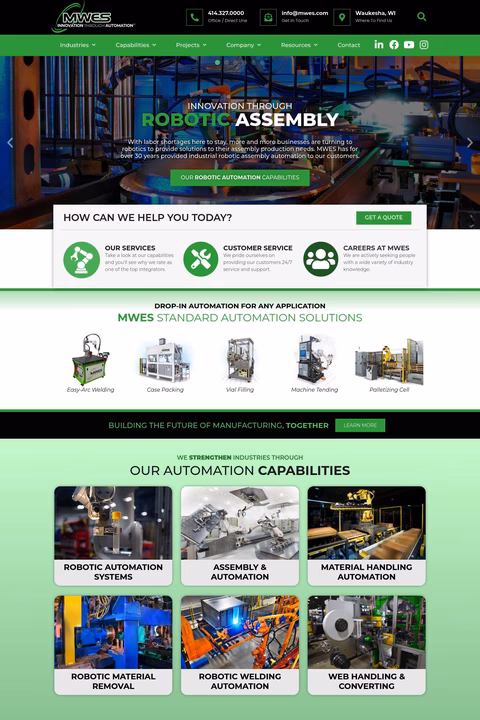 Midwest-Engineered-Systems Homepage 1440px
