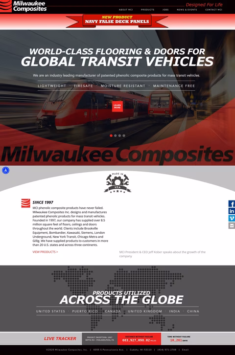 Milwaukee-Composites Homepage 1440px