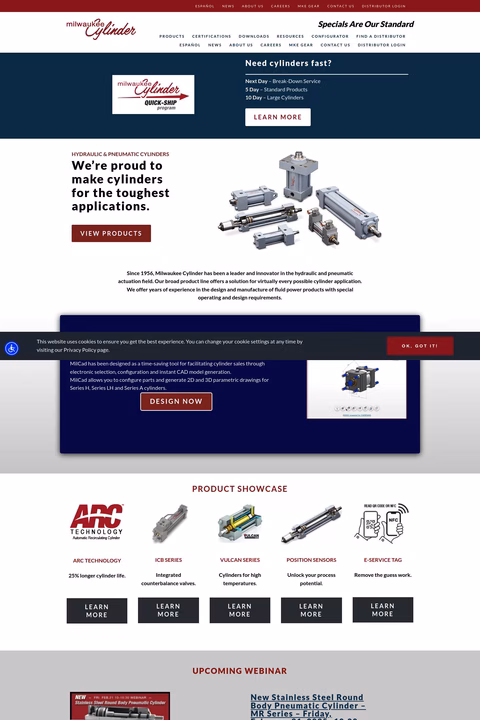 Milwaukee-Cylinder Homepage 1440px