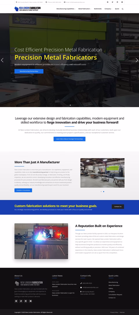 New-London-Fabrication Homepage 1440px