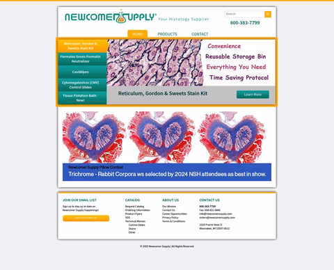 Newcomer-Supply Homepage 1440px