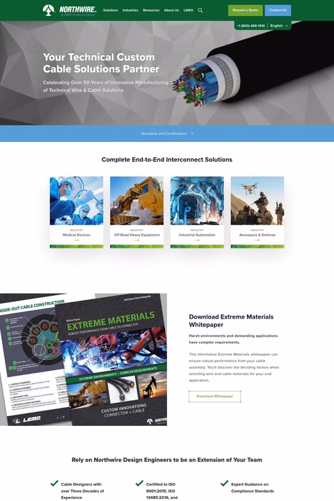 Northwire Homepage 1440px