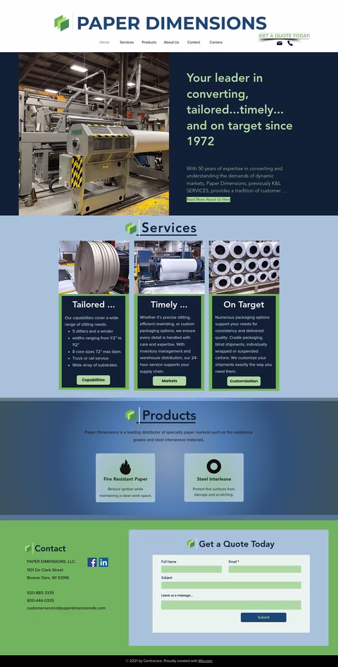 Paper-Dimensions Homepage 1440px