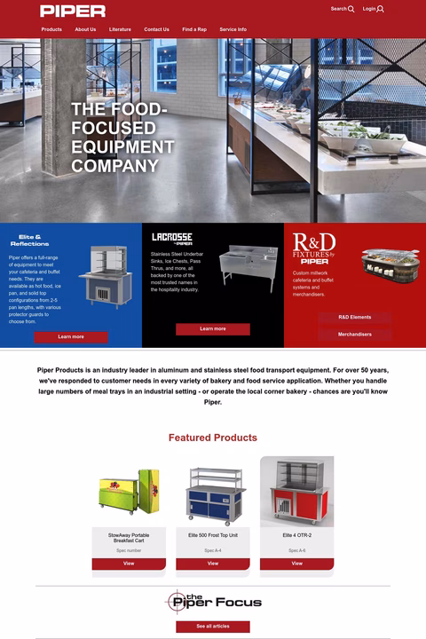 Piper-Products Homepage 1440px