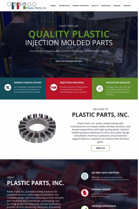 Plastic-Parts Homepage 1440px
