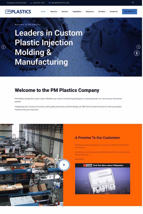 Pm-Plastics Homepage 1440px