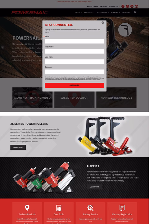 Powernail-Co Homepage 1440px