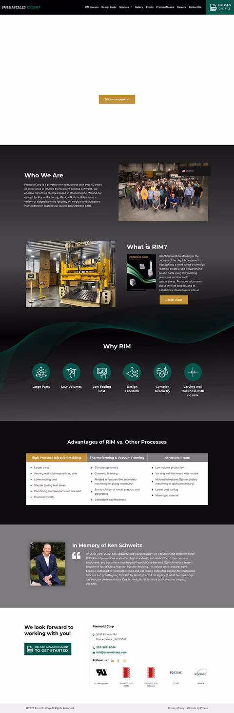 Premold-Corp Homepage 1440px