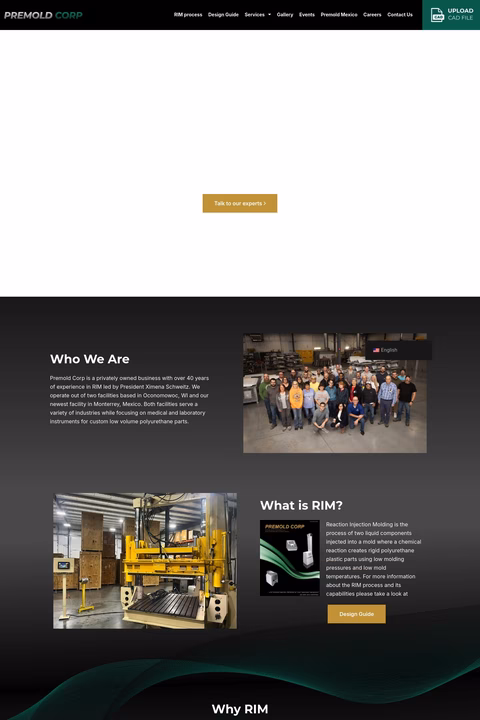 Premold-Corp Homepage 1440px