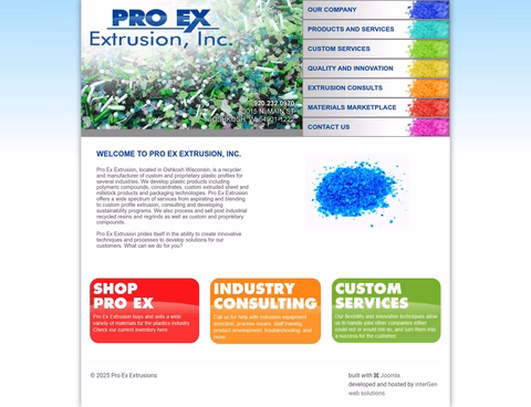 Pro-Ex-Extrusion Homepage 1440px