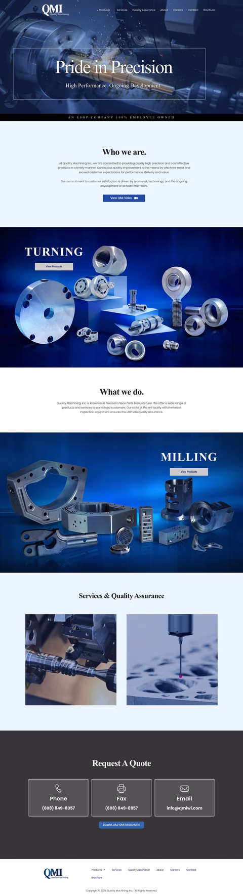 Quality-Machining-Inc Homepage 1440px