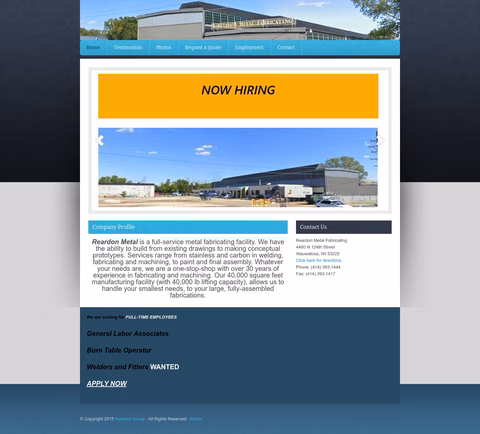 Reardon-Metal-Fabricating Homepage 1440px