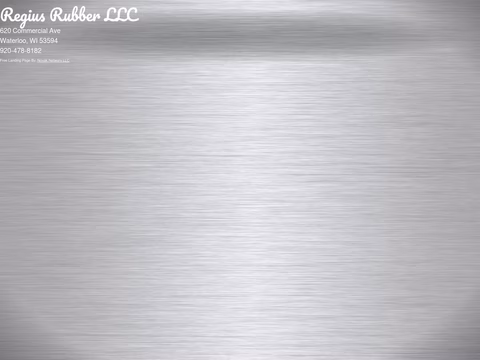 Regius-Rubber Homepage 1440px