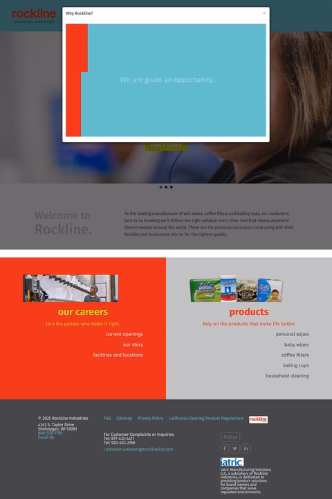 Rockline-Industries Homepage 1440px