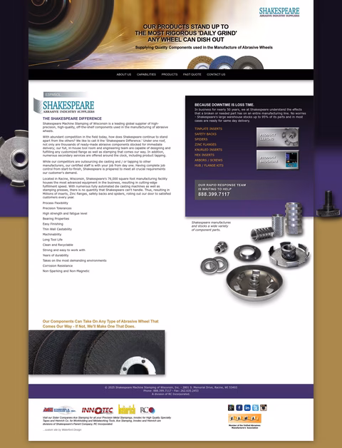 Shakespeare-Machine-Stamping Homepage 1440px