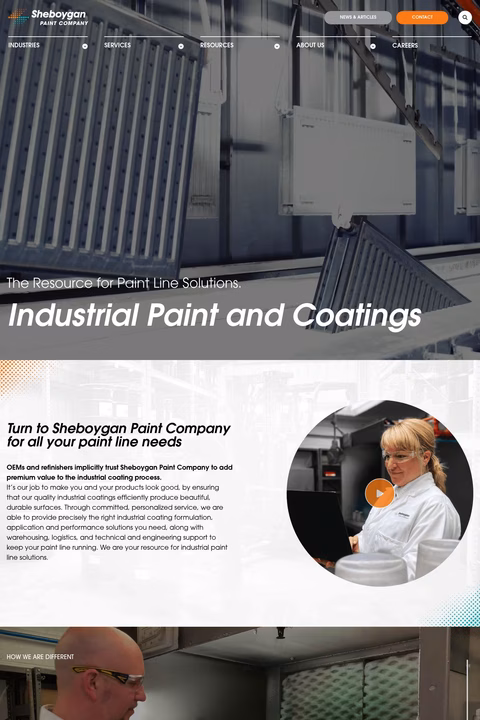 Sheboygan-Paint-Co Homepage 1440px