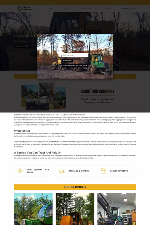 Skidder-Windows Homepage 1440px