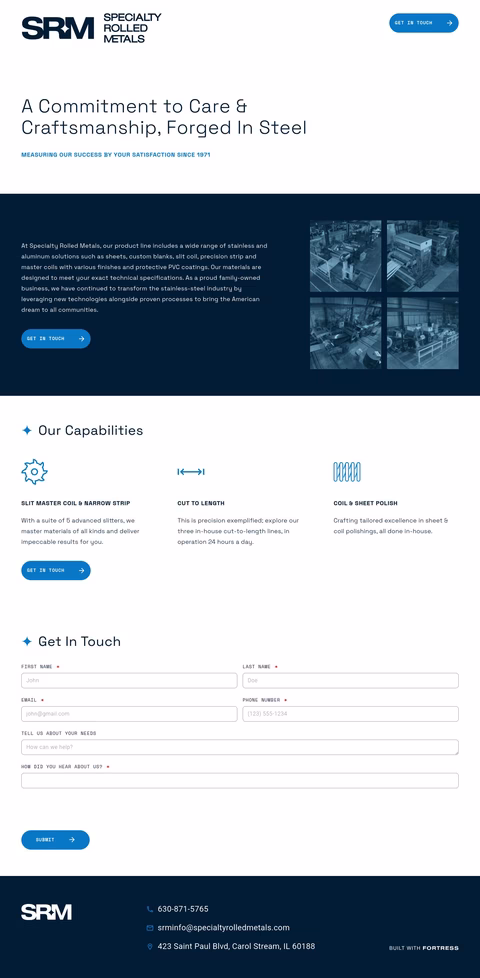 Specialty-Rolled-Metals Homepage 1440px