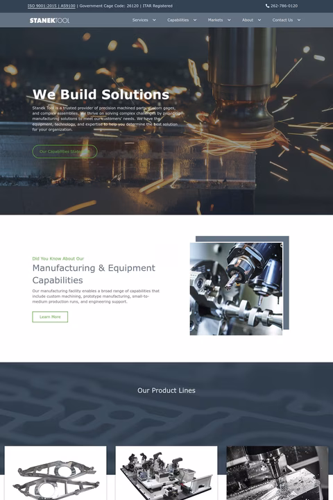 Stanek-Tool Homepage 1440px