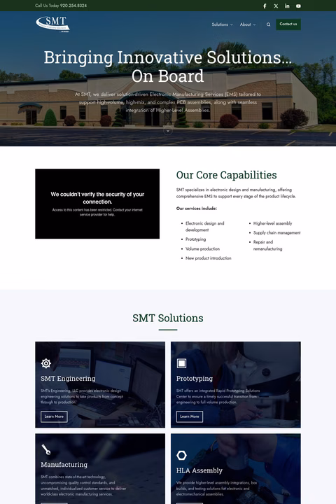 Surface-Mount-Technology Homepage 1440px