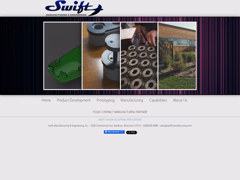Swift-Manufacturing-Engineering Homepage 1440px