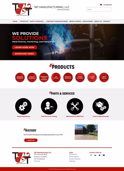 T-T-Manufacturing Homepage 1440px