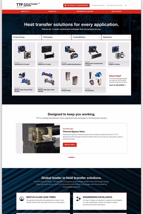 Thermal-Transfer-Products Homepage 1440px
