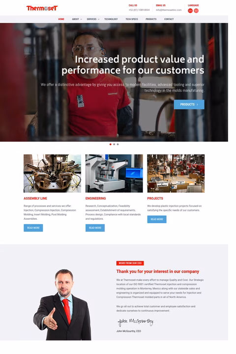 Thermoset Homepage 1440px