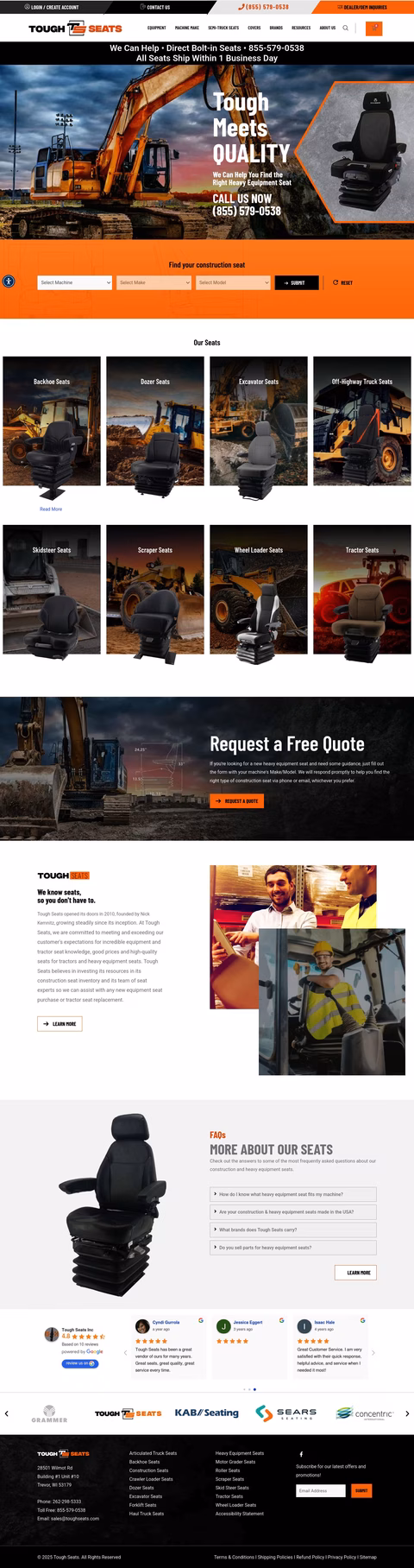 Tough-Seats Homepage 1440px