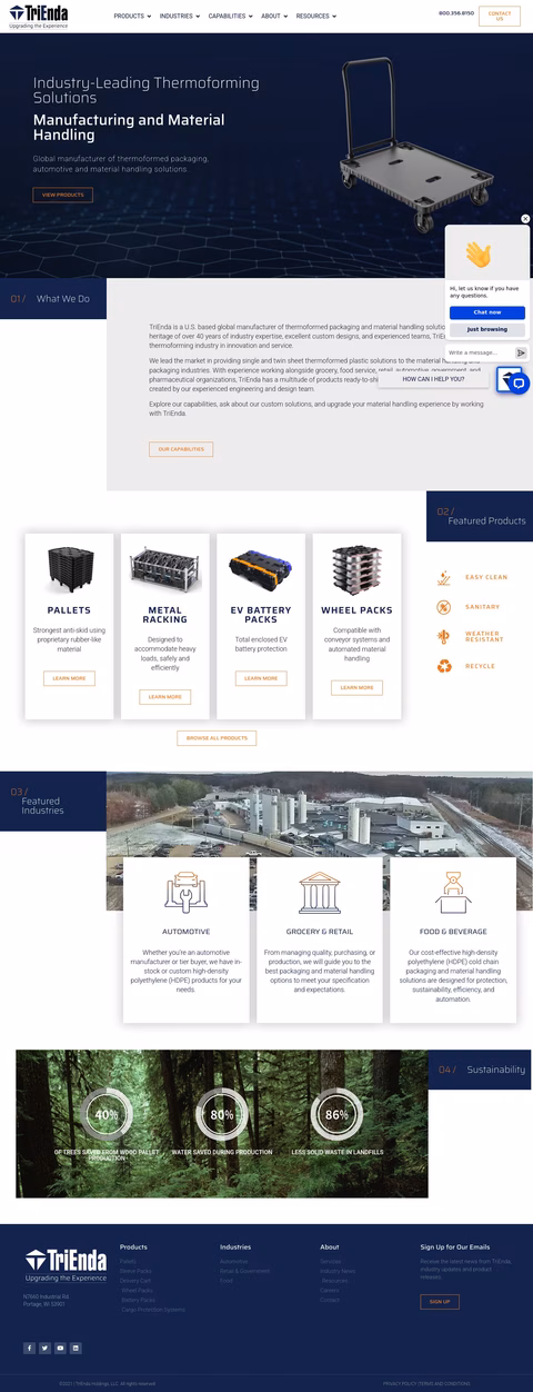 Trienda-Holdings Homepage 1440px