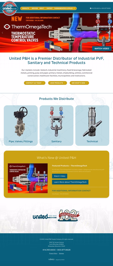 United-P-H-Supply-Co Homepage 1440px