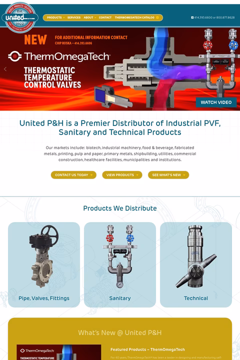 United-P-H-Supply-Co Homepage 1440px