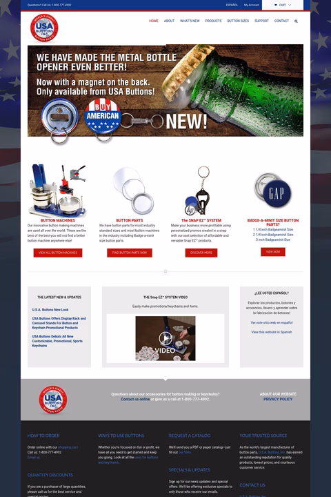 Usa-Buttons Homepage 1440px