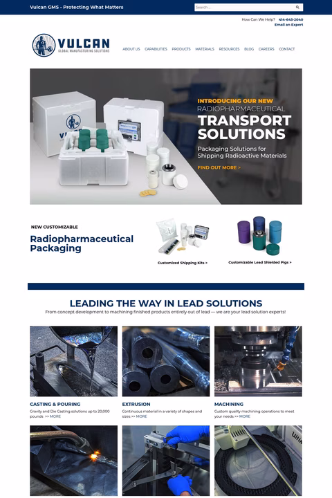 Vulcan-Global-Manufacturing-Solutions Homepage 1440px