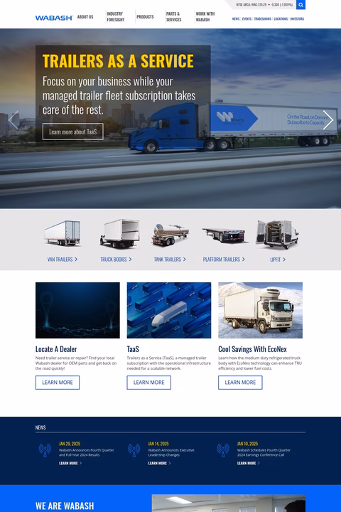 Wabash-National-Corporation Homepage 1440px