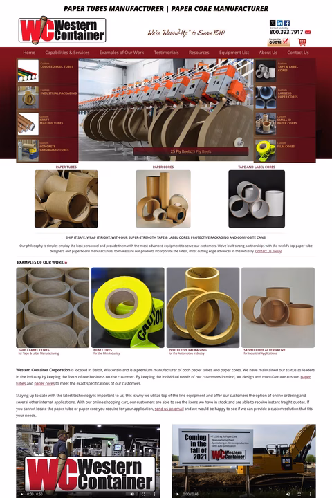 Western-Container Homepage 1440px