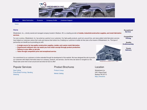 Wiedenbeck Homepage 1440px