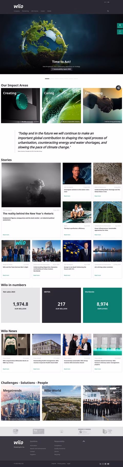 Wilo-Usa Homepage 1440px