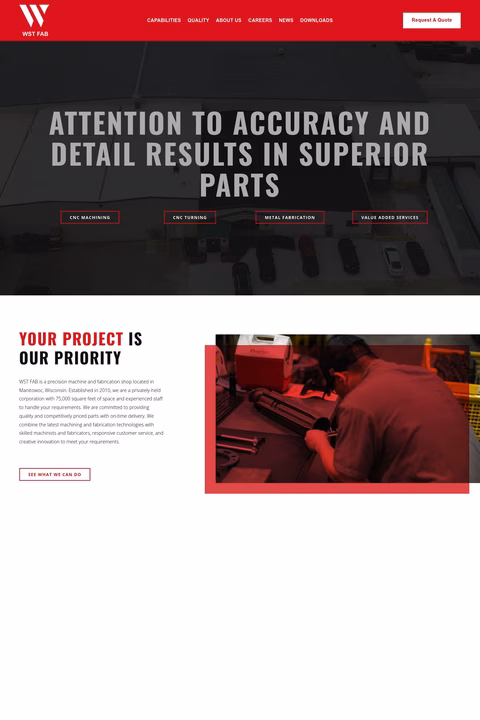 Wst-Fab Homepage 1440px