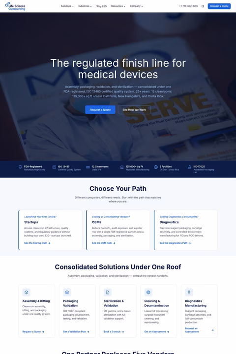 Life-Science-Outsourcing Homepage 1440px
