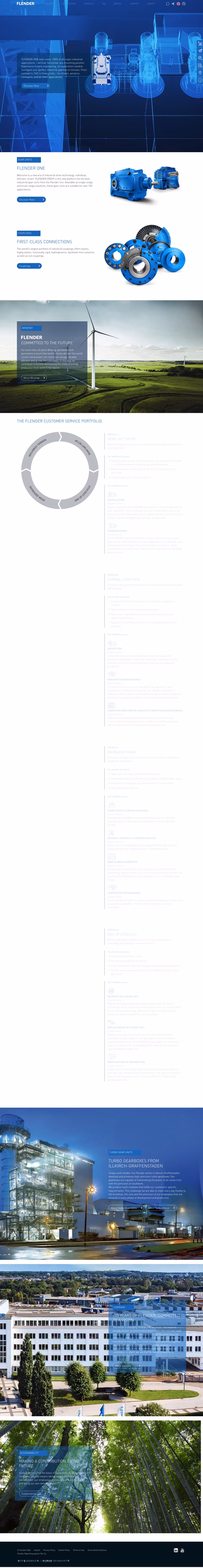 Flender Homepage 1440px