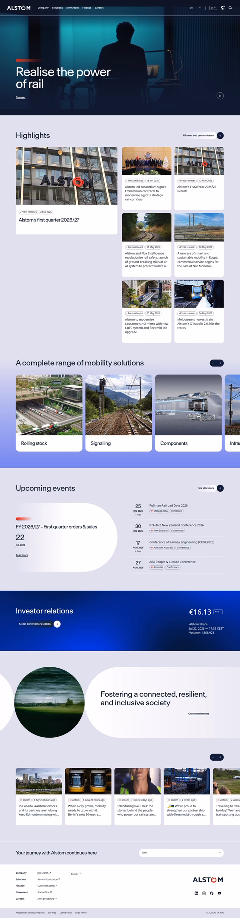 Alstom Homepage 1440px