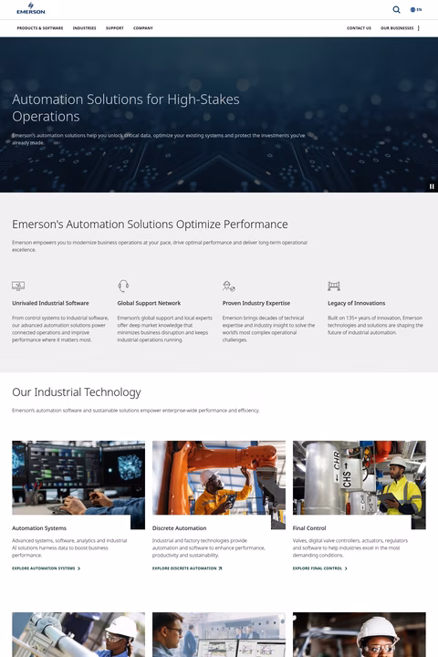 Emerson Homepage 1440px