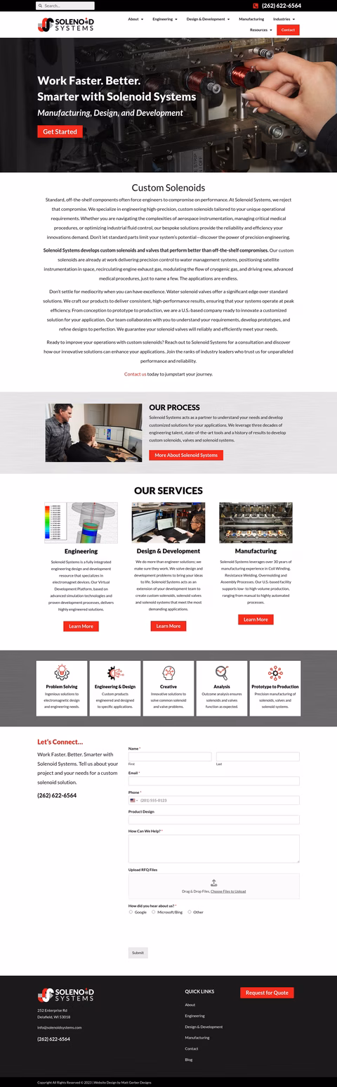 Solenoid-Systems Homepage 1440px