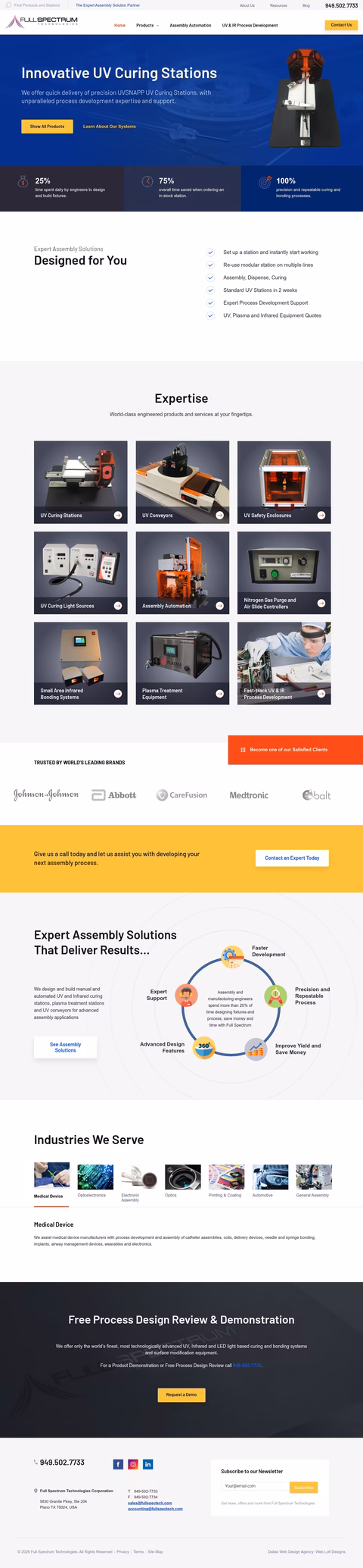 Full-Spectrum-Technologies Homepage 1440px